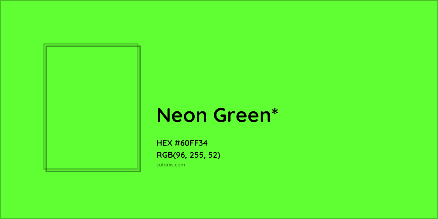 HEX #60FF34 Color Name, Color Code, Palettes, Similar Paints, Images
