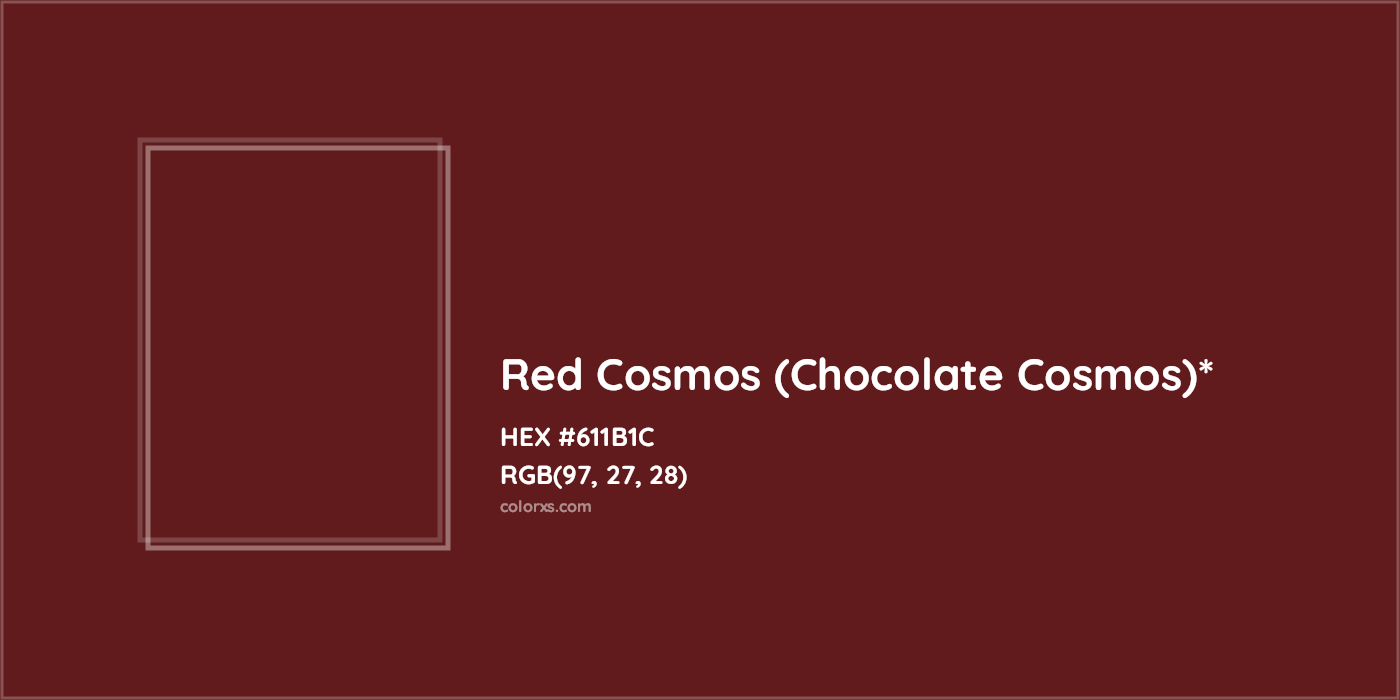 HEX #611B1C Color Name, Color Code, Palettes, Similar Paints, Images