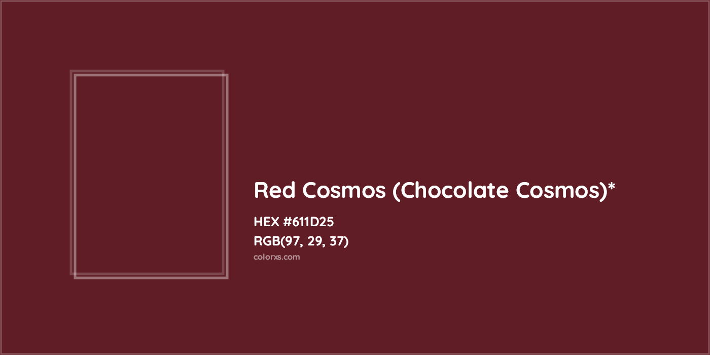 HEX #611D25 Color Name, Color Code, Palettes, Similar Paints, Images