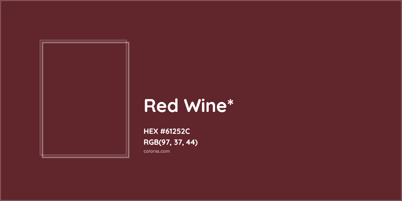 HEX #61252C Color Name, Color Code, Palettes, Similar Paints, Images
