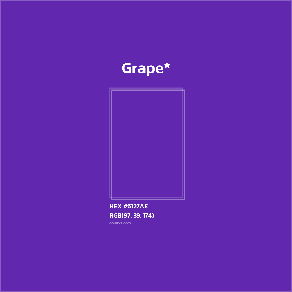 HEX #6127AE Color Name, Color Code, Palettes, Similar Paints, Images