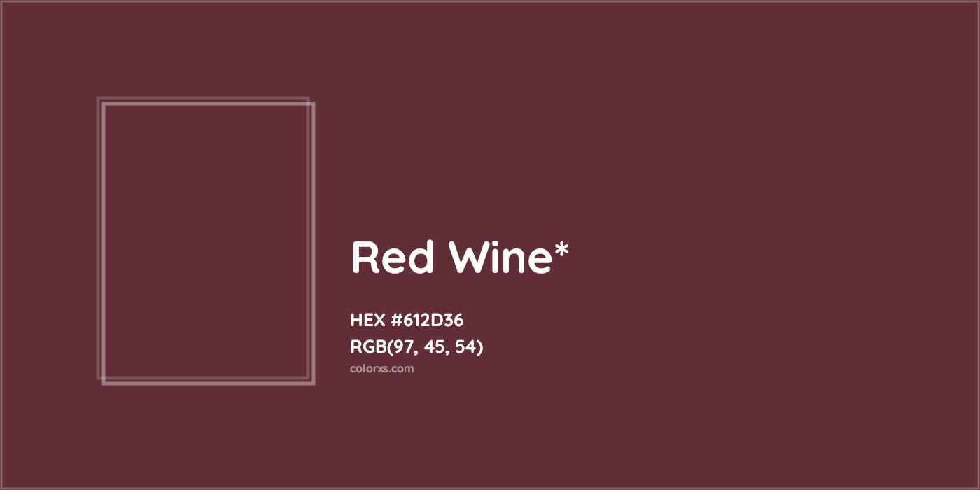 HEX #612D36 Color Name, Color Code, Palettes, Similar Paints, Images