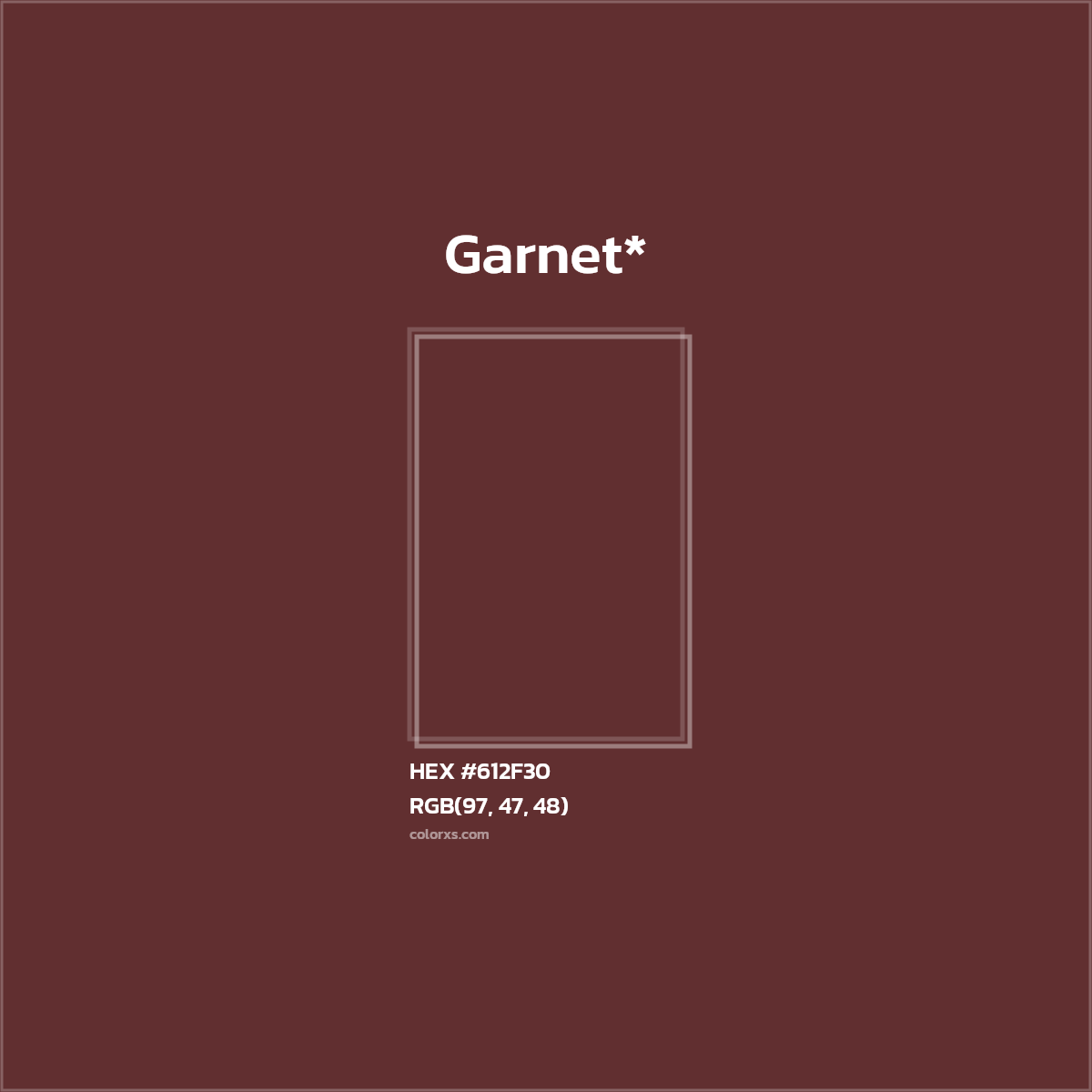 HEX #612F30 Color Name, Color Code, Palettes, Similar Paints, Images