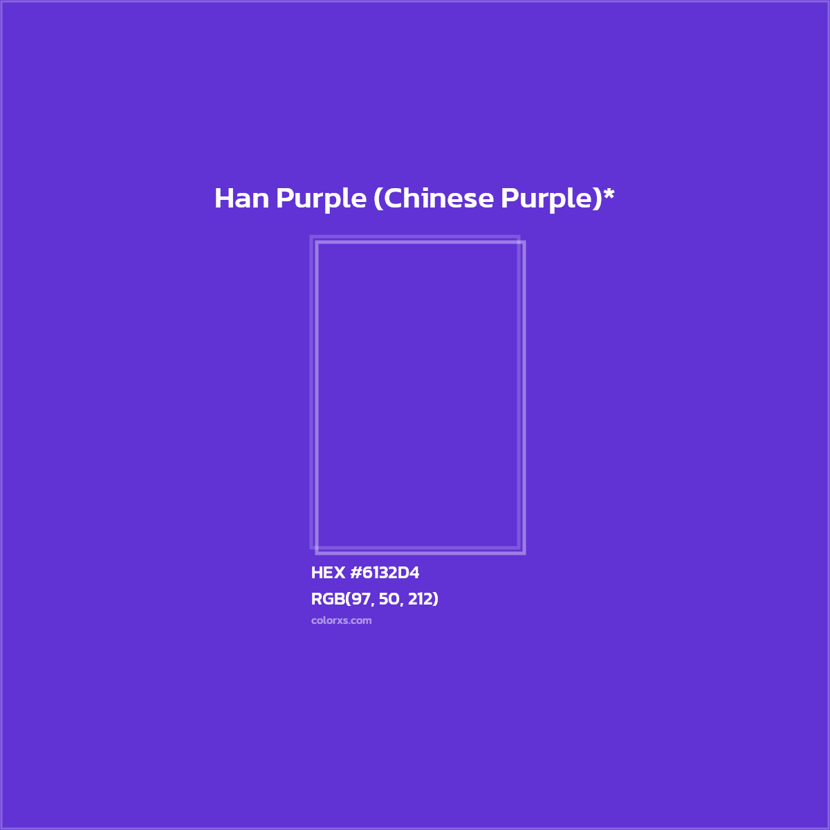 HEX #6132D4 Color Name, Color Code, Palettes, Similar Paints, Images