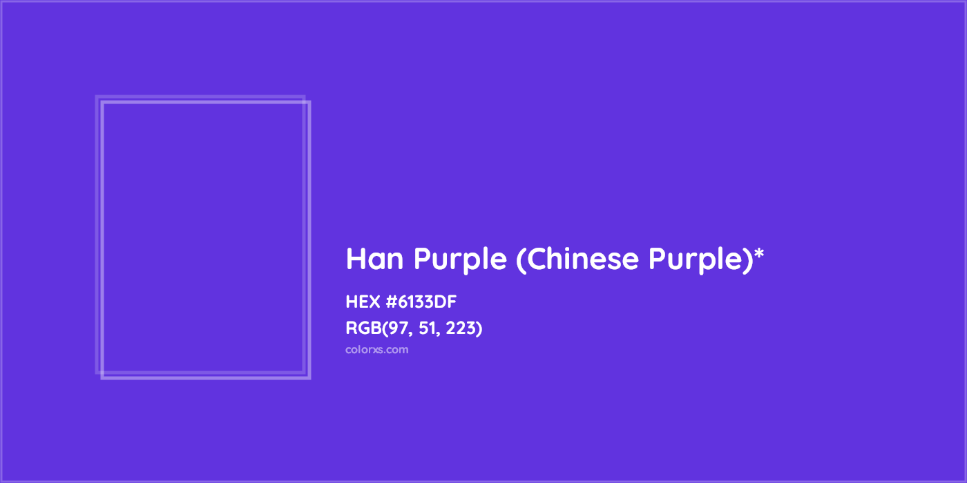 HEX #6133DF Color Name, Color Code, Palettes, Similar Paints, Images