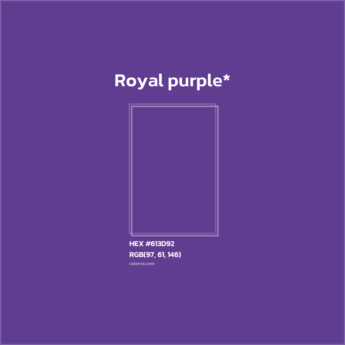 HEX #613D92 Color Name, Color Code, Palettes, Similar Paints, Images