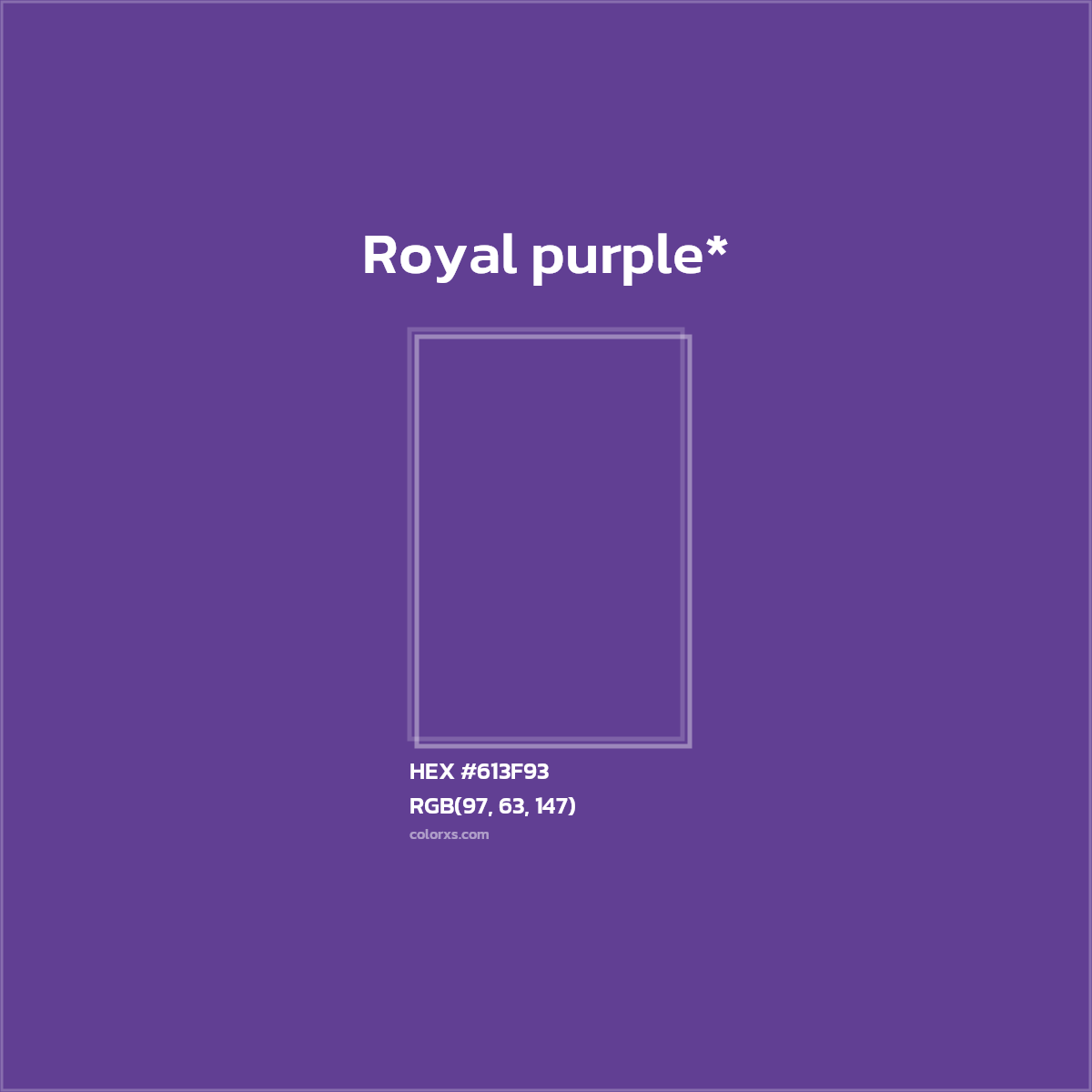 HEX #613F93 Color Name, Color Code, Palettes, Similar Paints, Images