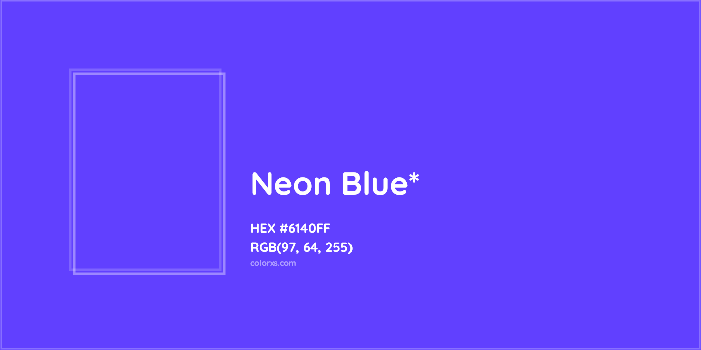 HEX #6140FF Color Name, Color Code, Palettes, Similar Paints, Images