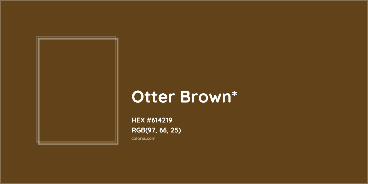HEX #614219 Color Name, Color Code, Palettes, Similar Paints, Images