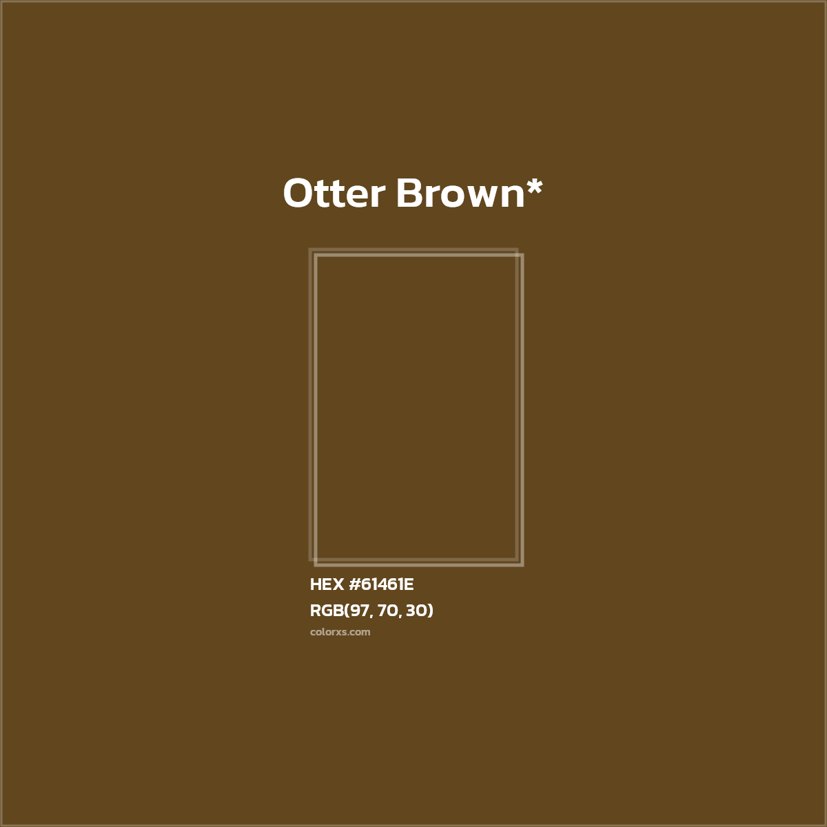 HEX #61461E Color Name, Color Code, Palettes, Similar Paints, Images