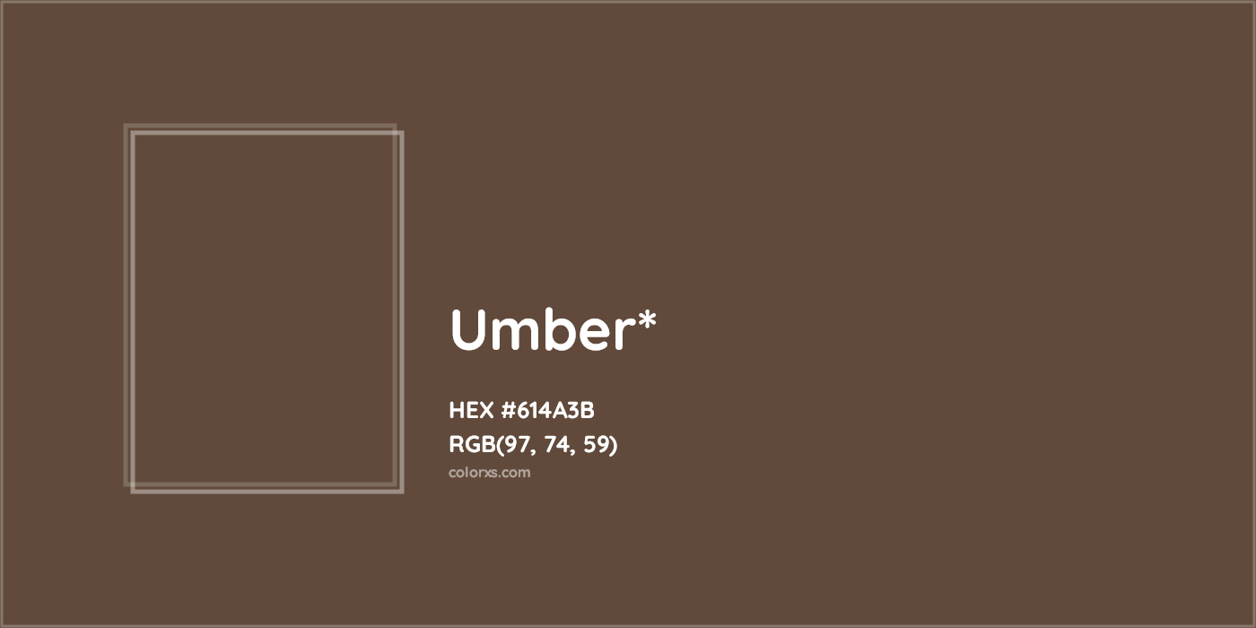 HEX #614A3B Color Name, Color Code, Palettes, Similar Paints, Images