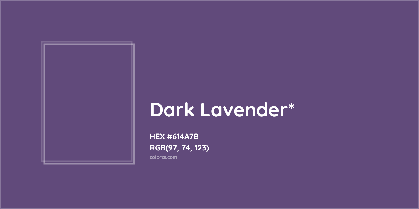 HEX #614A7B Color Name, Color Code, Palettes, Similar Paints, Images