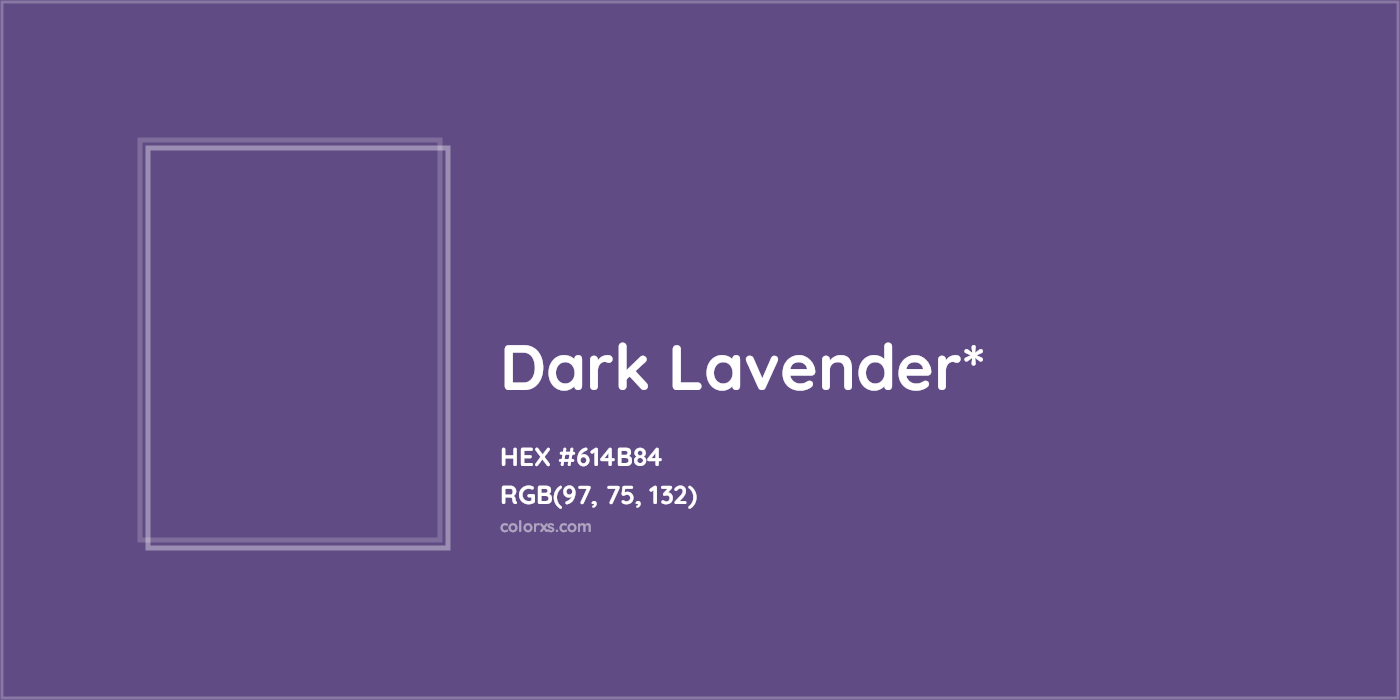 HEX #614B84 Color Name, Color Code, Palettes, Similar Paints, Images