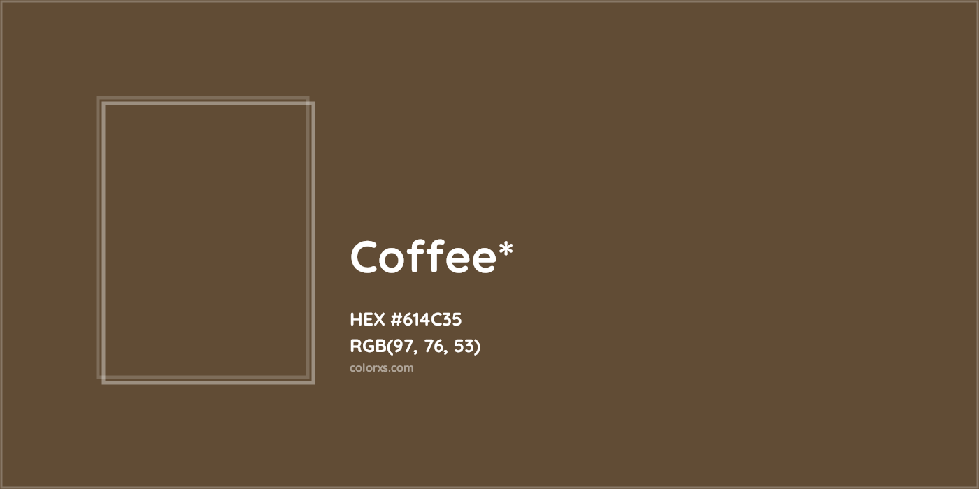 HEX #614C35 Color Name, Color Code, Palettes, Similar Paints, Images