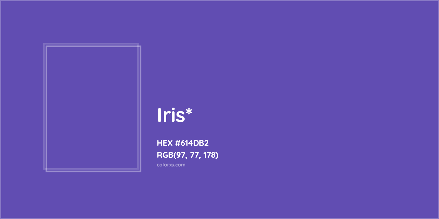 HEX #614DB2 Color Name, Color Code, Palettes, Similar Paints, Images