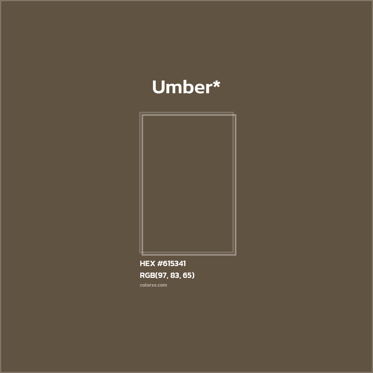 HEX #615341 Color Name, Color Code, Palettes, Similar Paints, Images