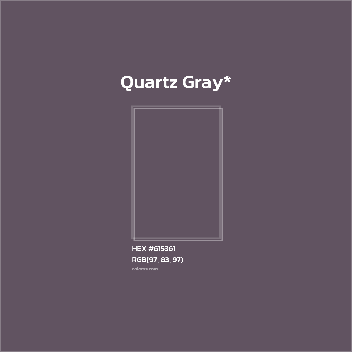 HEX #615361 Color Name, Color Code, Palettes, Similar Paints, Images