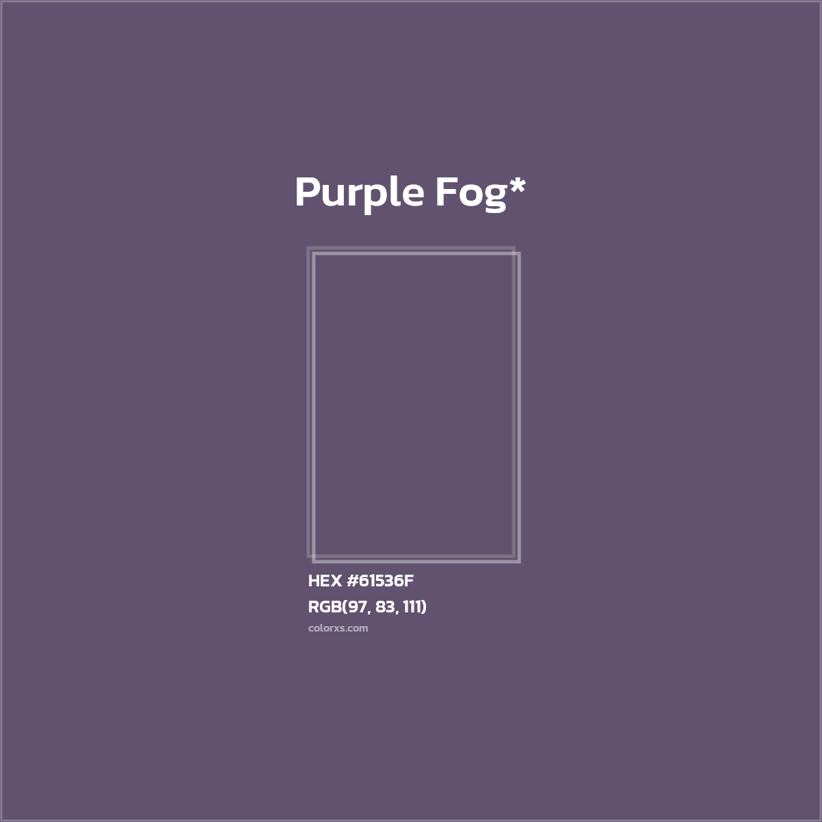 HEX #61536F Color Name, Color Code, Palettes, Similar Paints, Images
