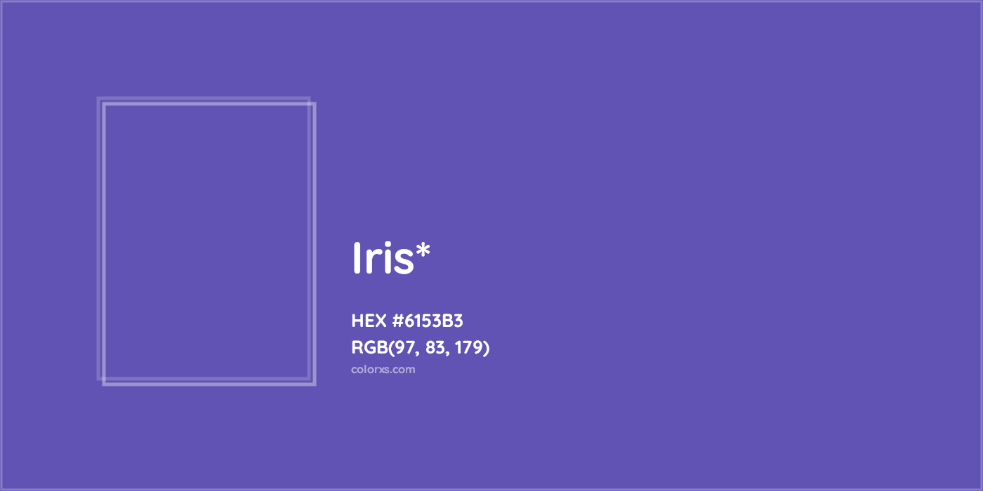 HEX #6153B3 Color Name, Color Code, Palettes, Similar Paints, Images