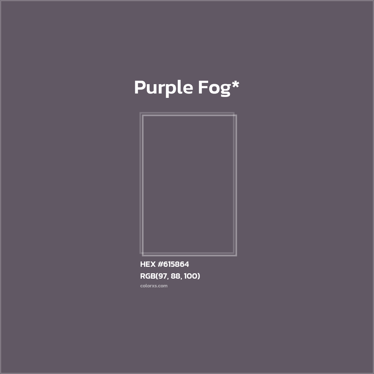 HEX #615864 Color Name, Color Code, Palettes, Similar Paints, Images