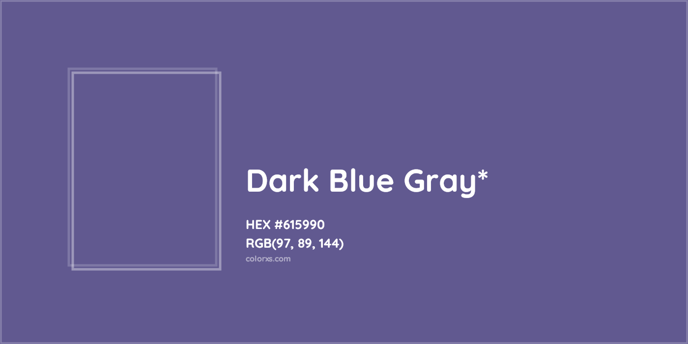 HEX #615990 Color Name, Color Code, Palettes, Similar Paints, Images