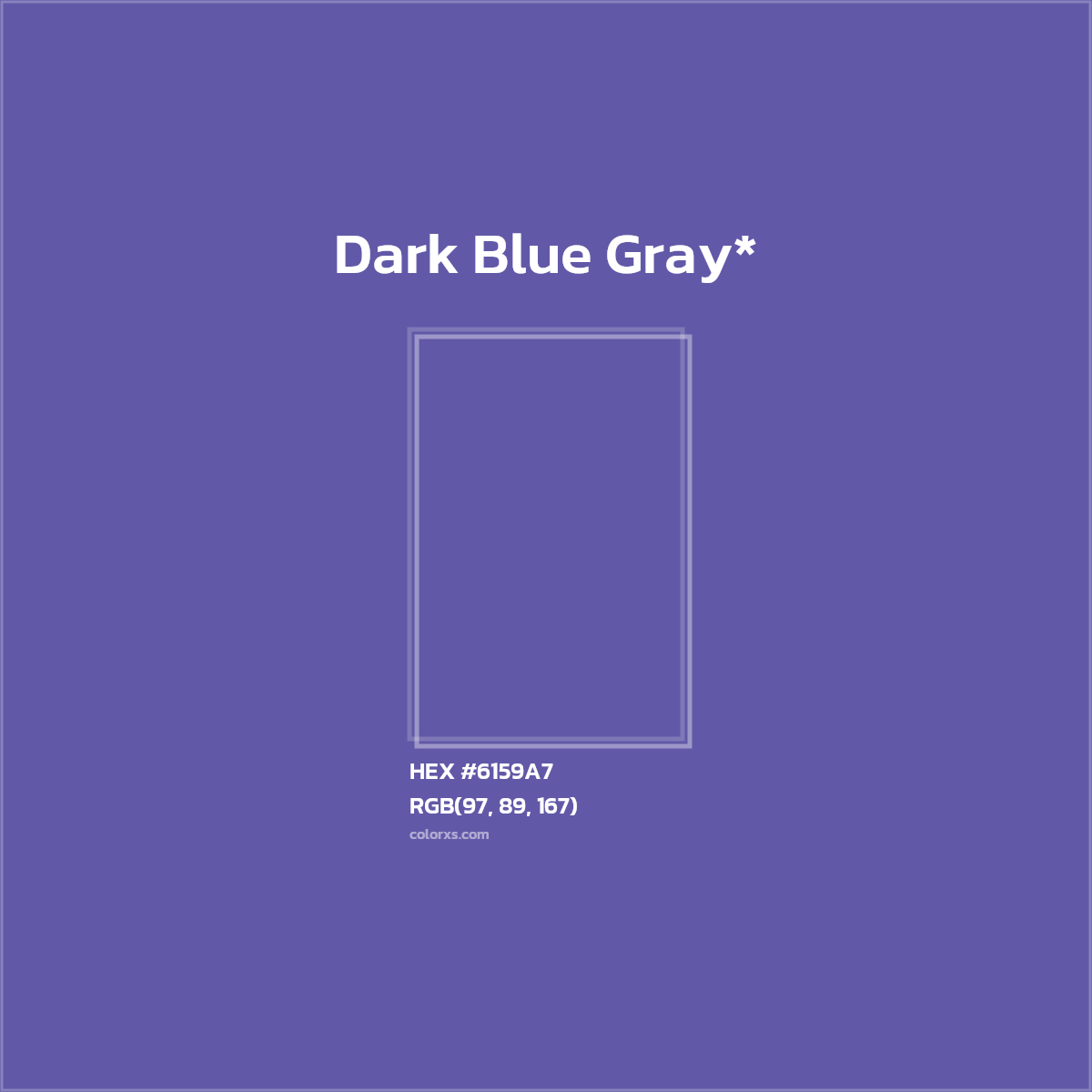 HEX #6159A7 Color Name, Color Code, Palettes, Similar Paints, Images