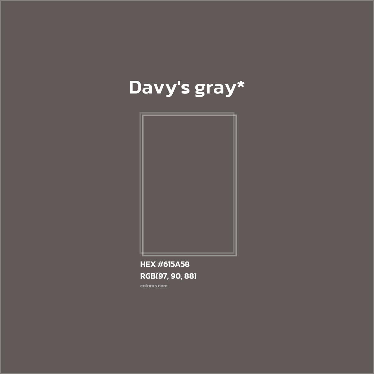 HEX #615A58 Color Name, Color Code, Palettes, Similar Paints, Images
