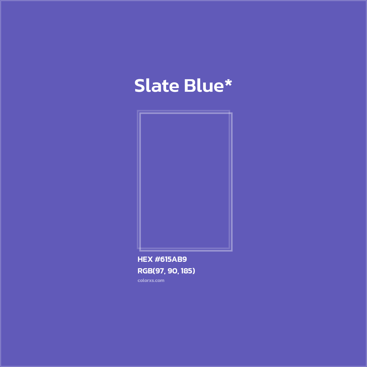 HEX #615AB9 Color Name, Color Code, Palettes, Similar Paints, Images