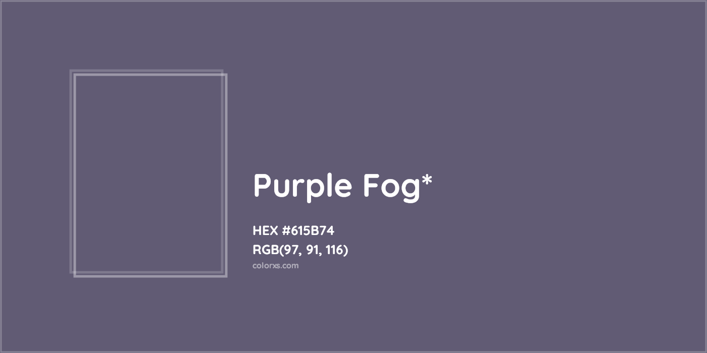 HEX #615B74 Color Name, Color Code, Palettes, Similar Paints, Images