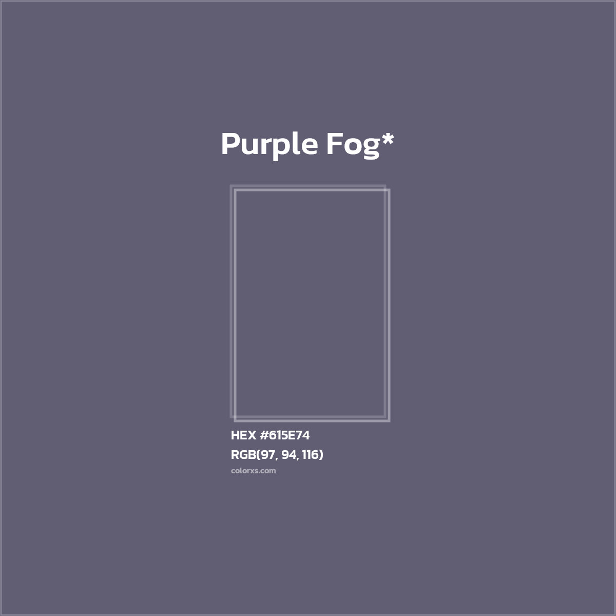 HEX #615E74 Color Name, Color Code, Palettes, Similar Paints, Images