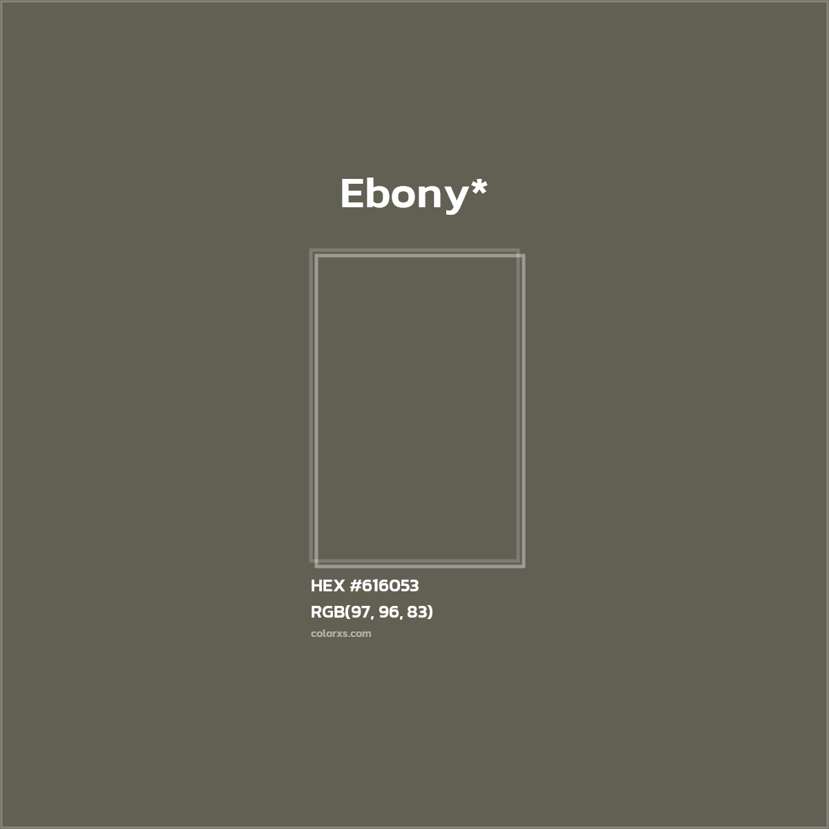 HEX #616053 Color Name, Color Code, Palettes, Similar Paints, Images