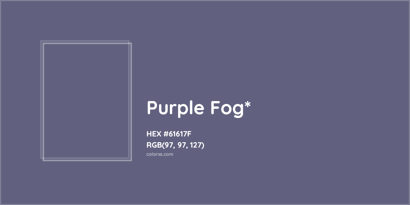HEX #61617F Color Name, Color Code, Palettes, Similar Paints, Images