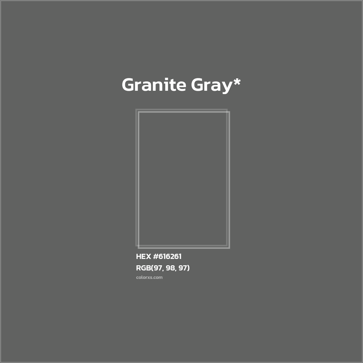HEX #616261 Color Name, Color Code, Palettes, Similar Paints, Images