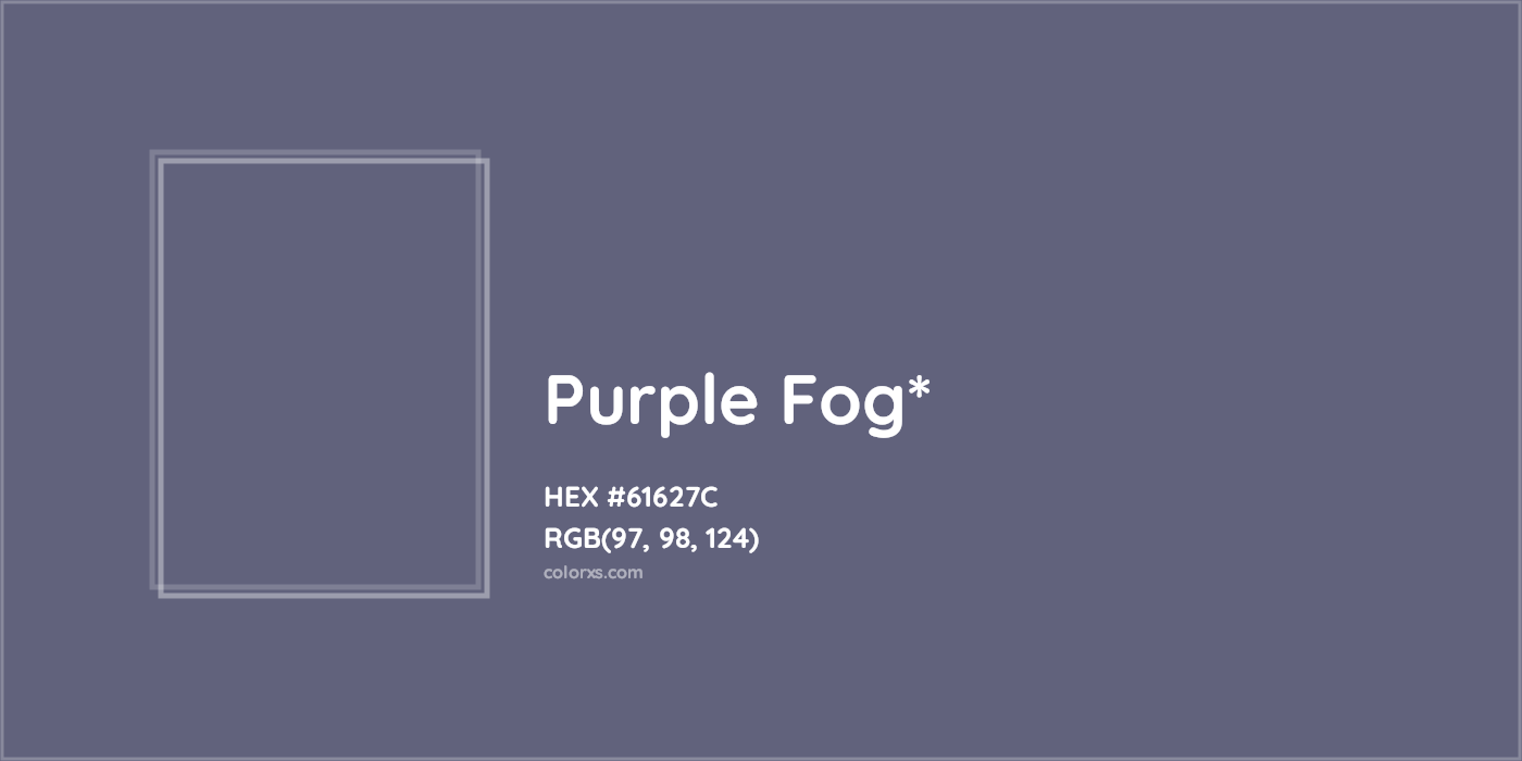 HEX #61627C Color Name, Color Code, Palettes, Similar Paints, Images
