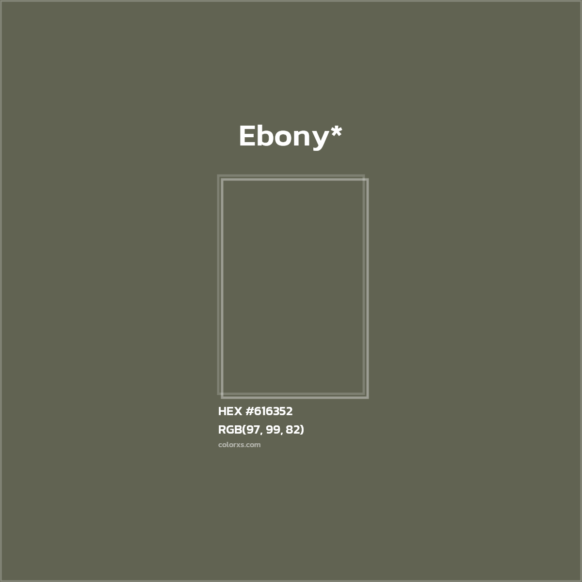 HEX #616352 Color Name, Color Code, Palettes, Similar Paints, Images