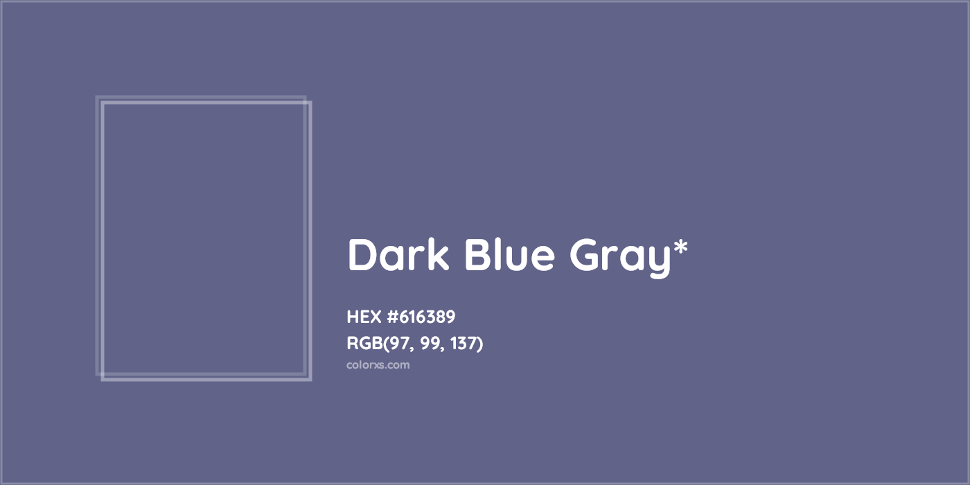 HEX #616389 Color Name, Color Code, Palettes, Similar Paints, Images