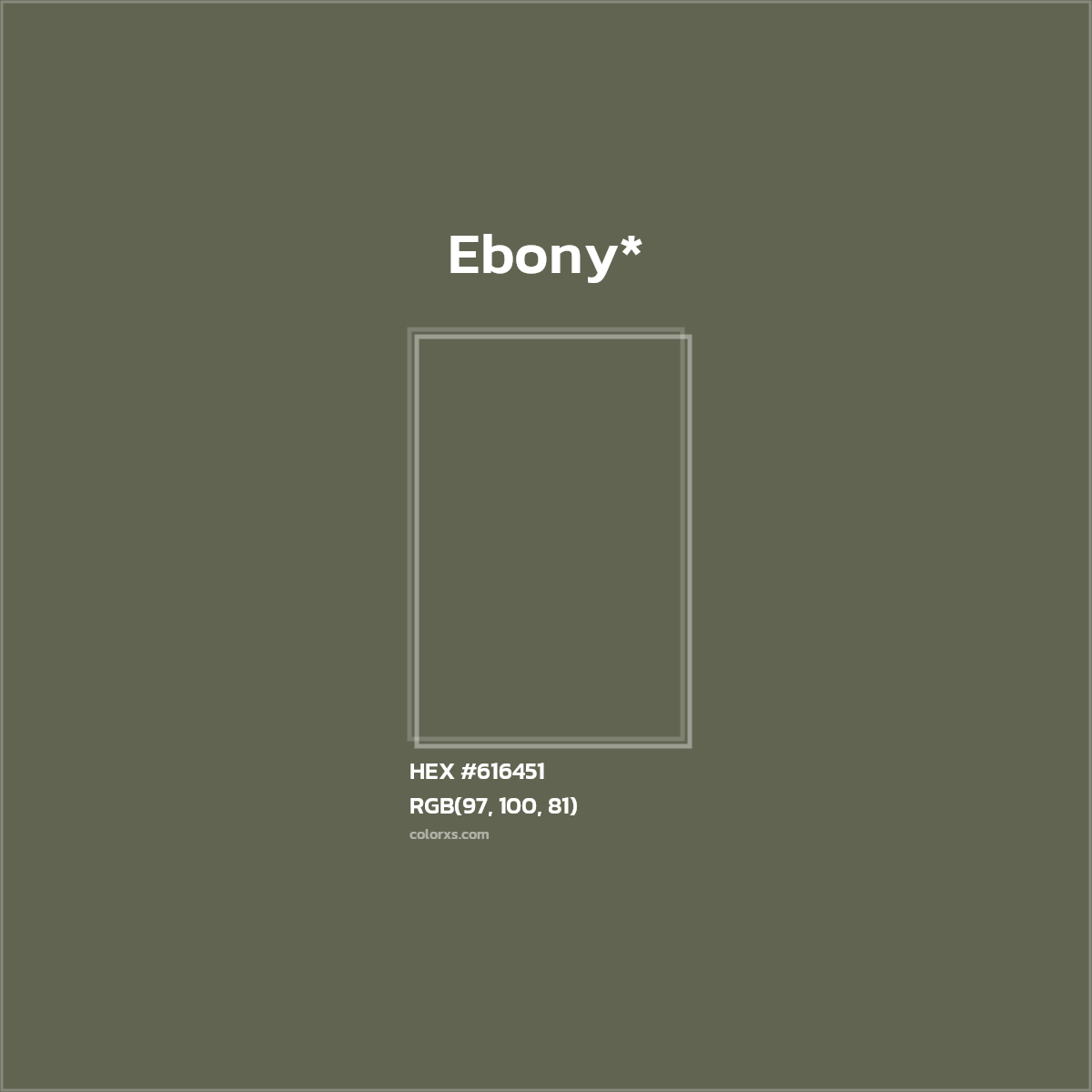 HEX #616451 Color Name, Color Code, Palettes, Similar Paints, Images