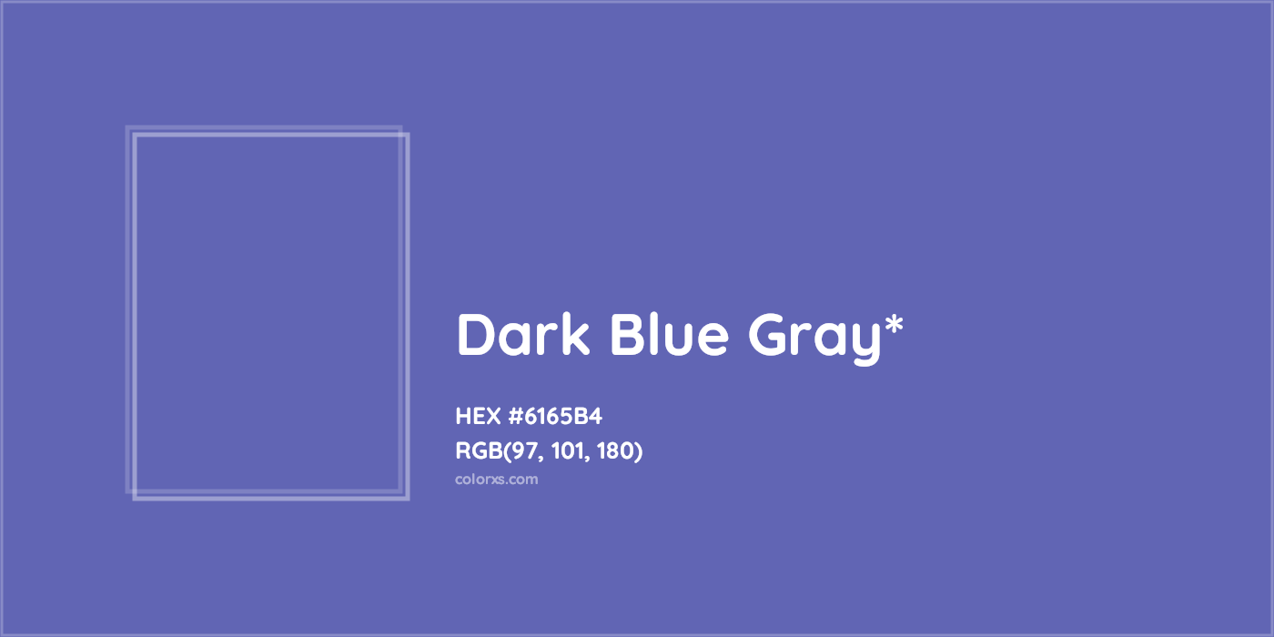 HEX #6165B4 Color Name, Color Code, Palettes, Similar Paints, Images