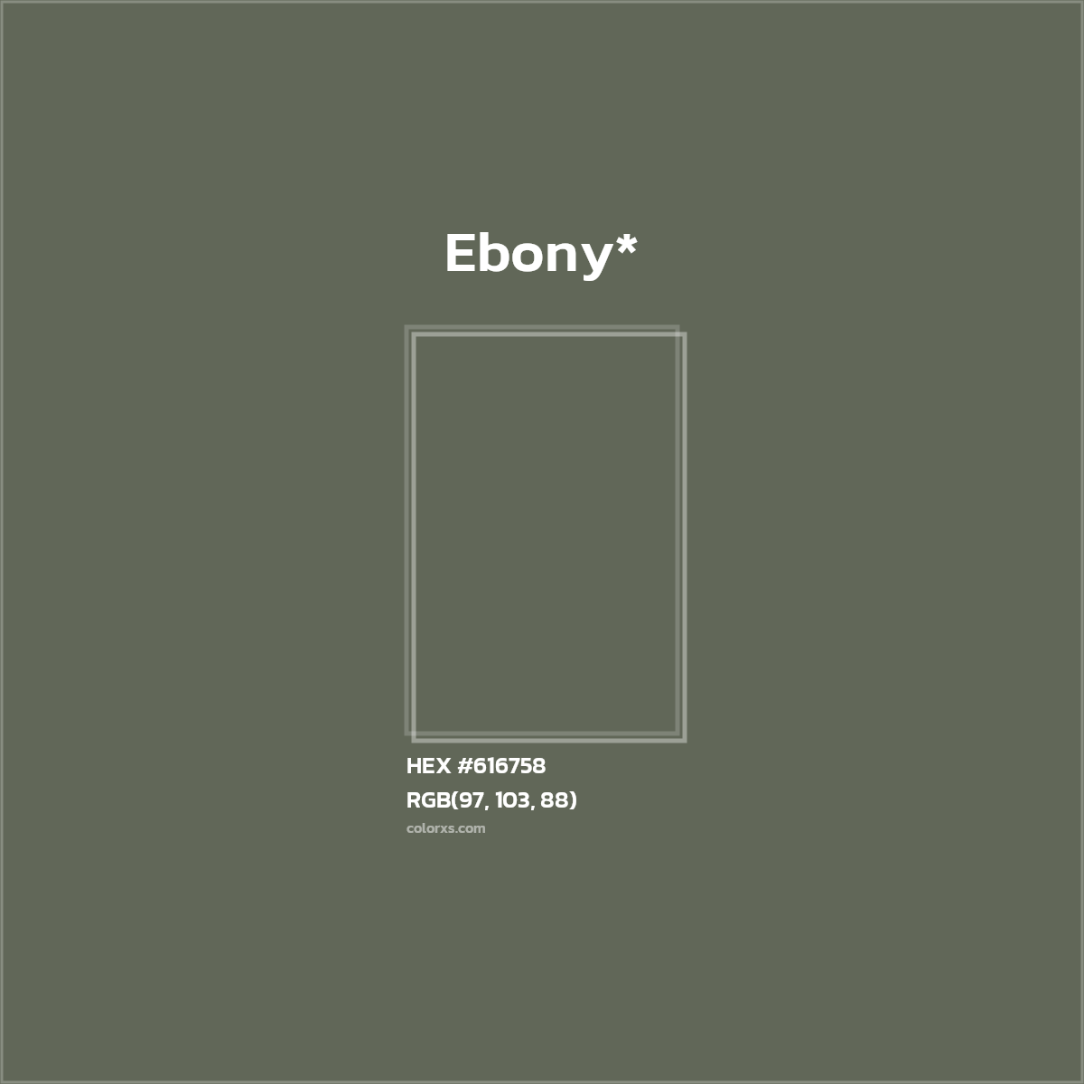 HEX #616758 Color Name, Color Code, Palettes, Similar Paints, Images