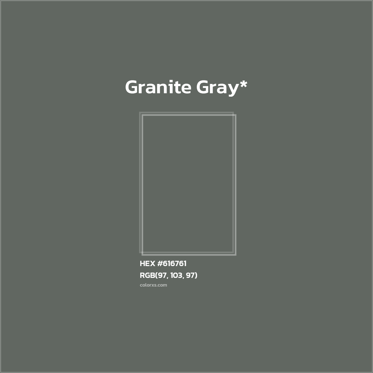 HEX #616761 Color Name, Color Code, Palettes, Similar Paints, Images
