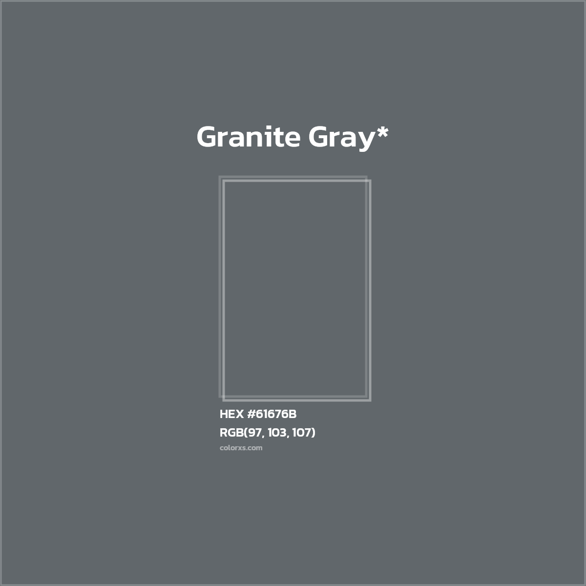 HEX #61676B Color Name, Color Code, Palettes, Similar Paints, Images