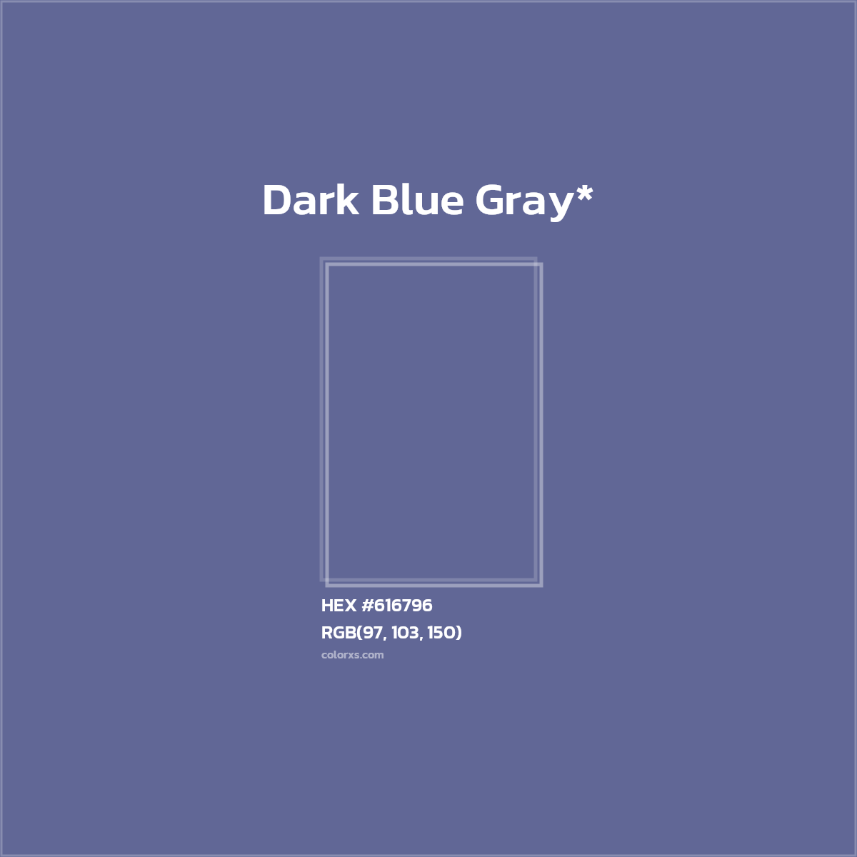HEX #616796 Color Name, Color Code, Palettes, Similar Paints, Images