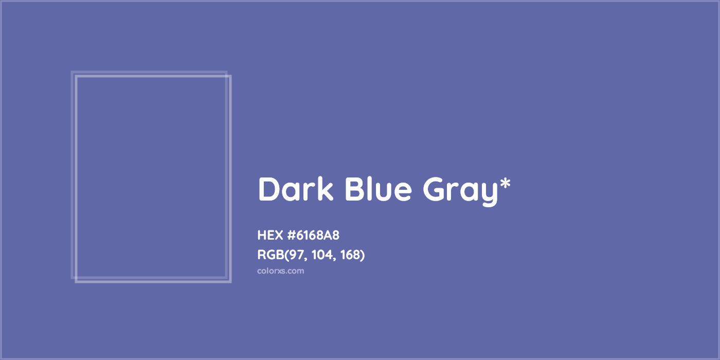 HEX #6168A8 Color Name, Color Code, Palettes, Similar Paints, Images