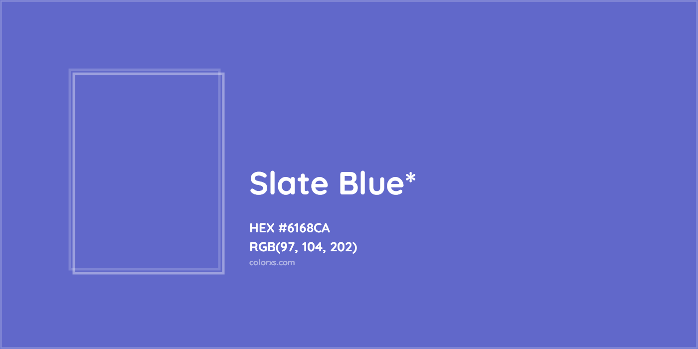 HEX #6168CA Color Name, Color Code, Palettes, Similar Paints, Images