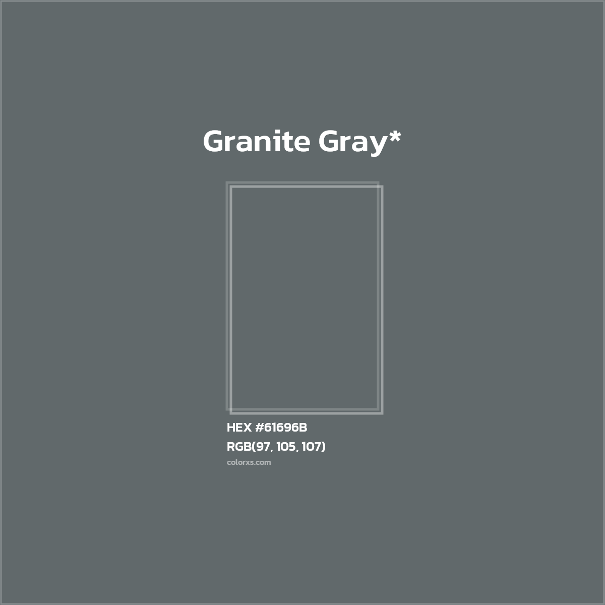 HEX #61696B Color Name, Color Code, Palettes, Similar Paints, Images