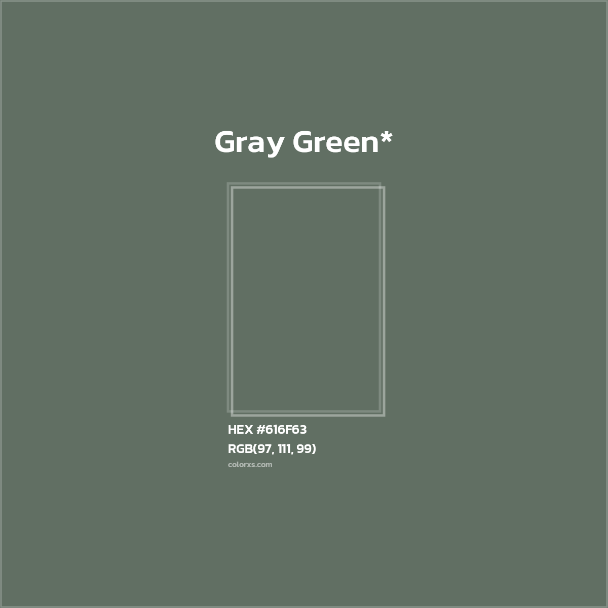 HEX #616F63 Color Name, Color Code, Palettes, Similar Paints, Images