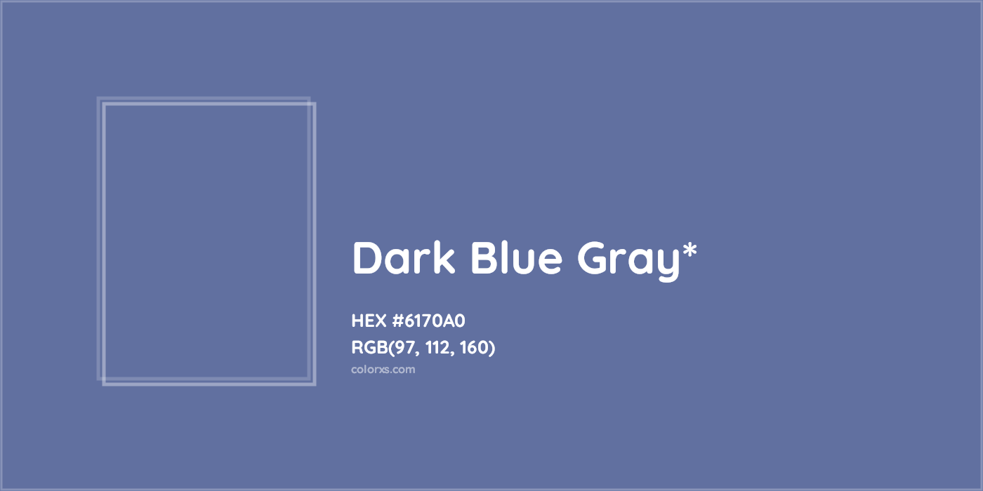HEX #6170A0 Color Name, Color Code, Palettes, Similar Paints, Images
