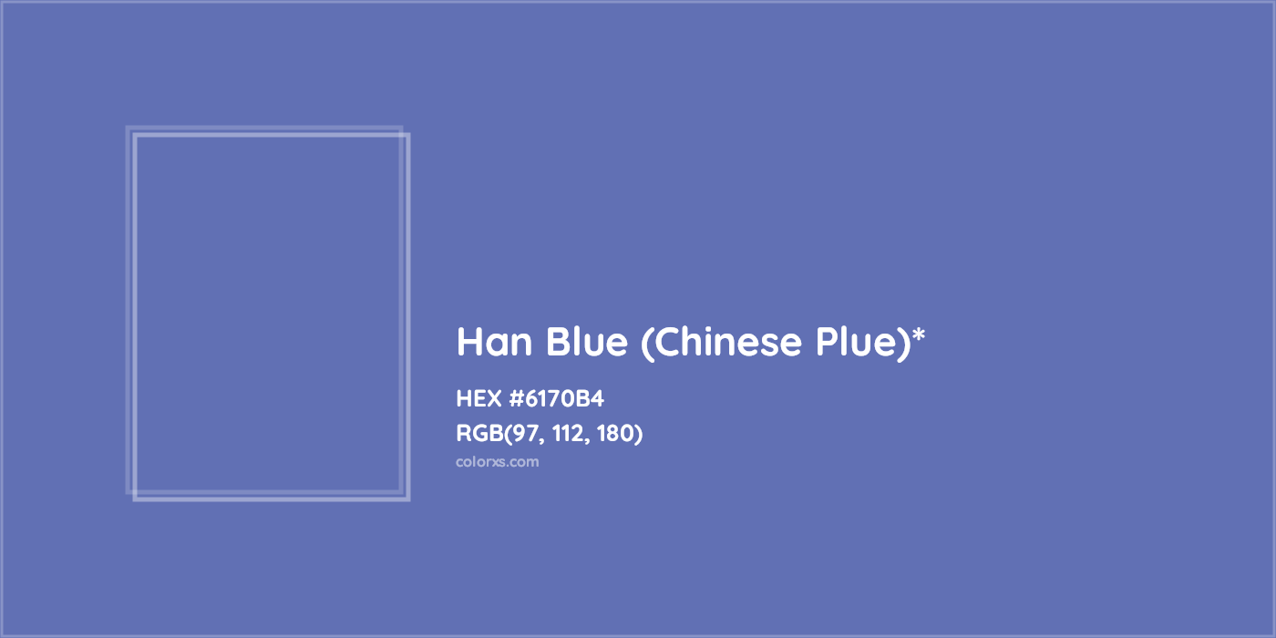 HEX #6170B4 Color Name, Color Code, Palettes, Similar Paints, Images