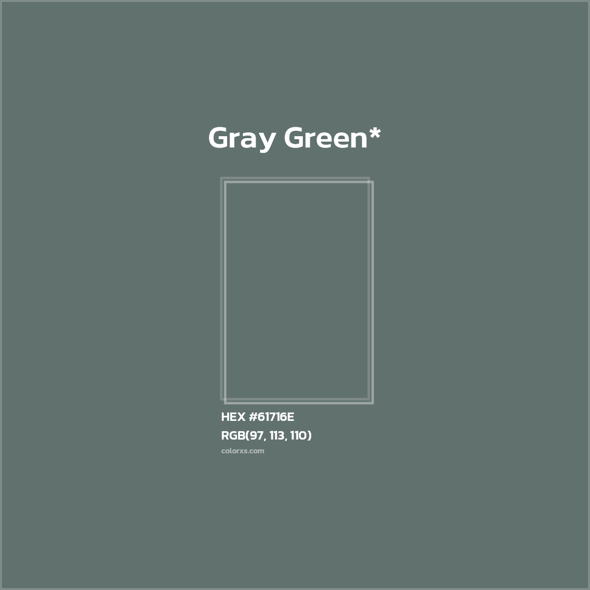 HEX #61716E Color Name, Color Code, Palettes, Similar Paints, Images