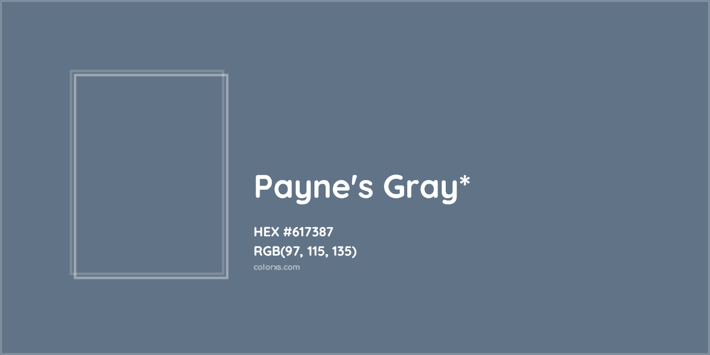 HEX #617387 Color Name, Color Code, Palettes, Similar Paints, Images